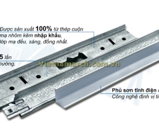 Khung trần nổi Zinca